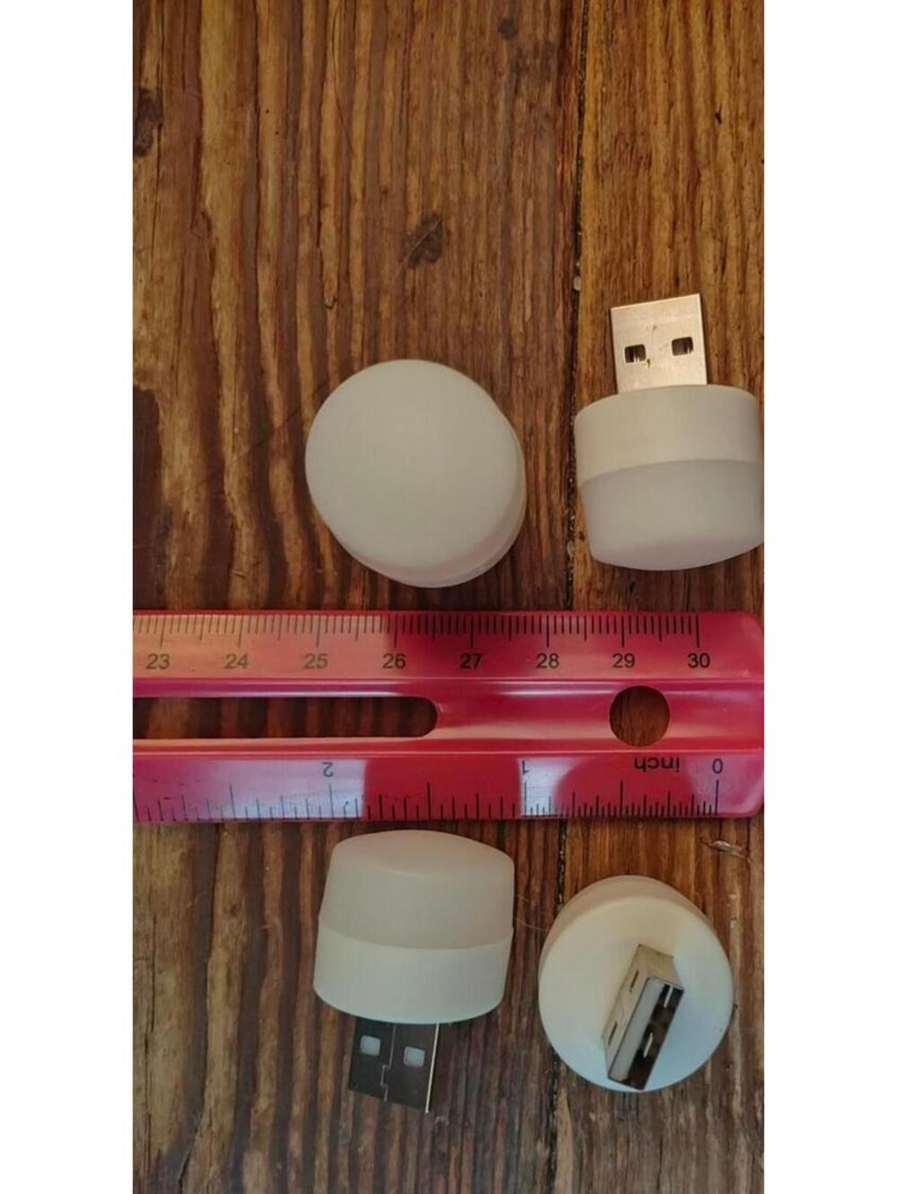 NEW - lot of 4 mini LED USB powered lights nightlights